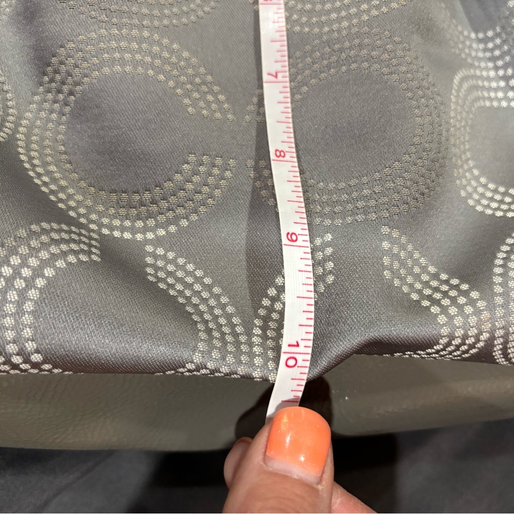Coach Gray Ashley Dotted Op Carryall Bag‎ - Picture 15 of 15